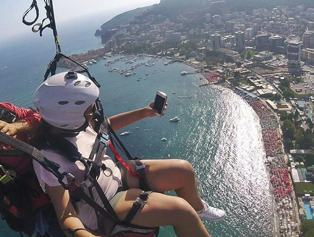 Budva 2026: Bypass, Luxury Hotel, and Paragliding Views