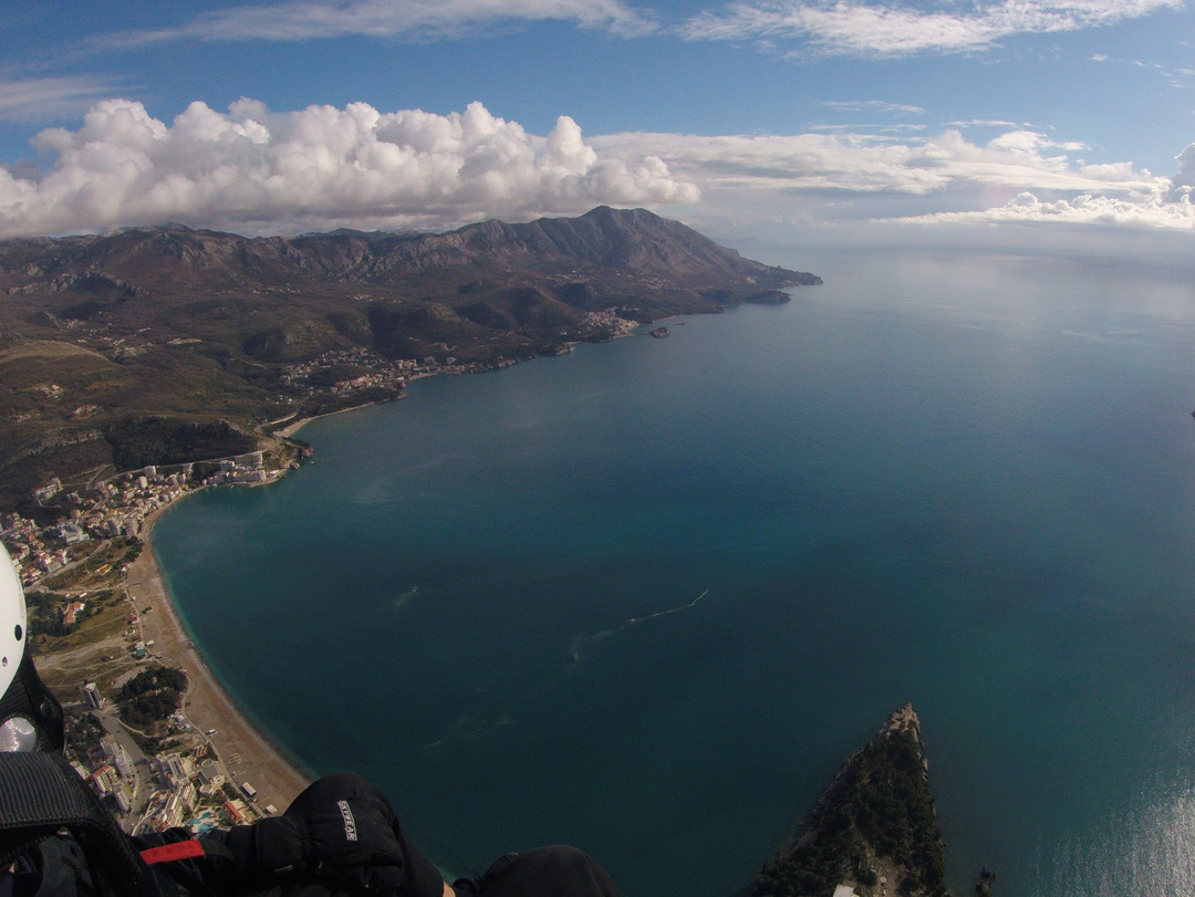 Budva 2026: Drone Mishap, Crowne Plaza, and Paragliding Views