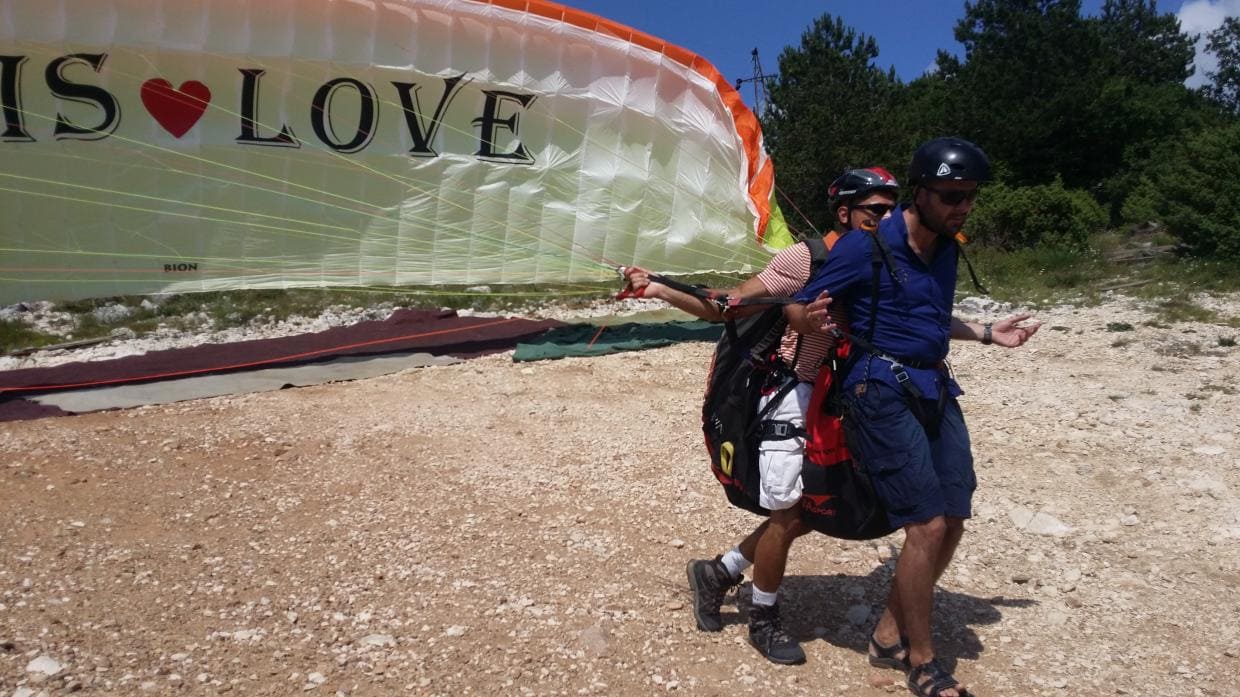 budva paragliding montenegro photos 17