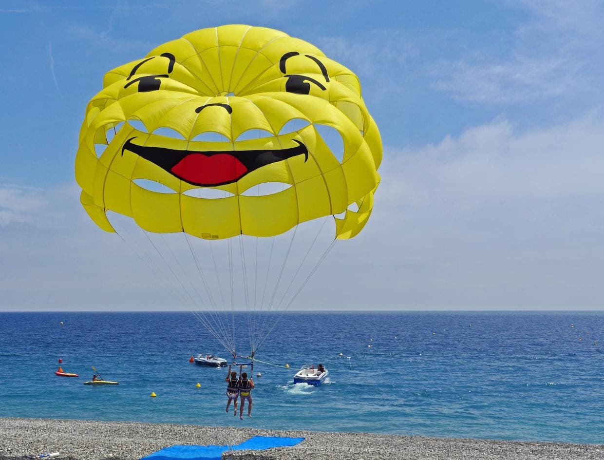 Parasailing in Budva - The number one beach attraction