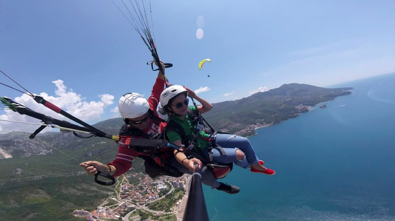 budva paragliding montenegro gift card