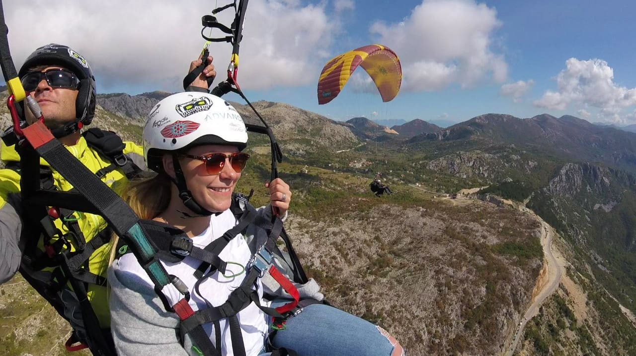 budva paragliding ban grad gift card 1800