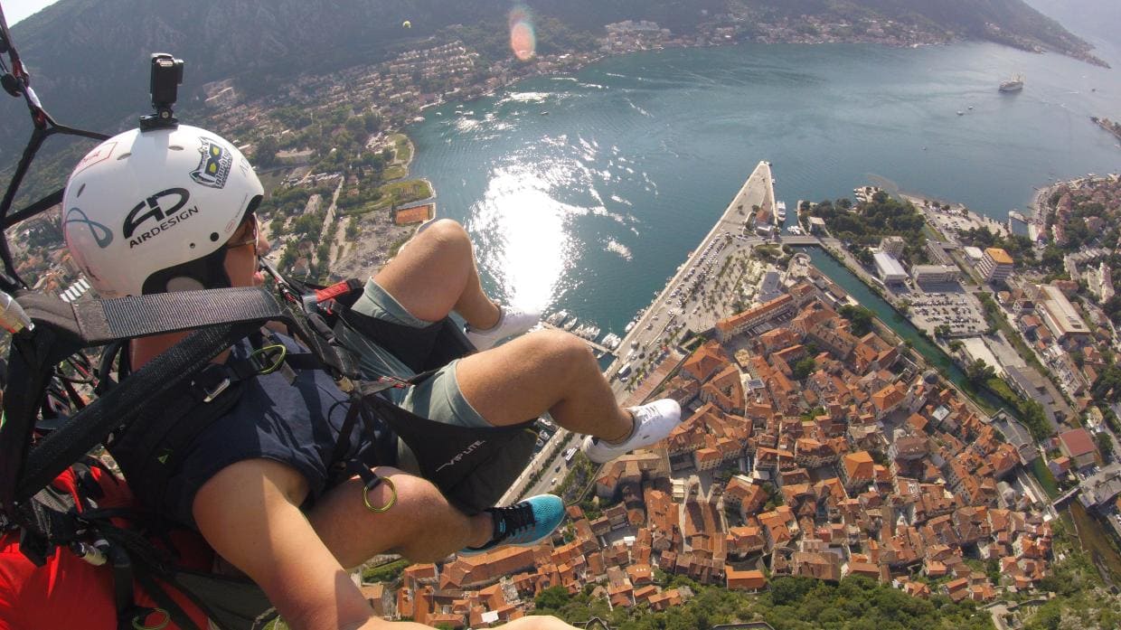 great review about paragliding montenegro