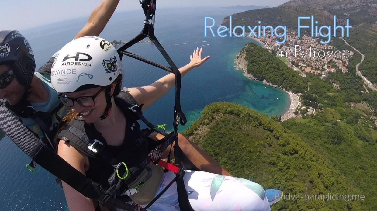 Relax flight in Petrovac Montenegro