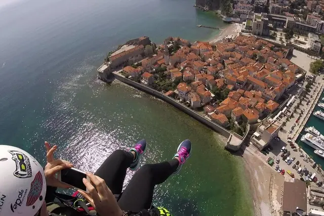 Budva Old Town and coastline shown as the seasonal town-view option.