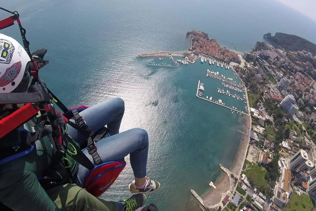 Budva Old Town paragliding gallery photo 10