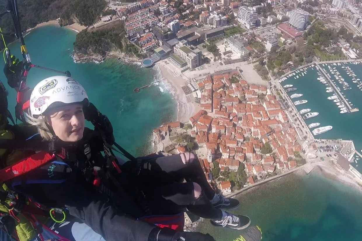Budva Old Town paragliding gallery photo 11