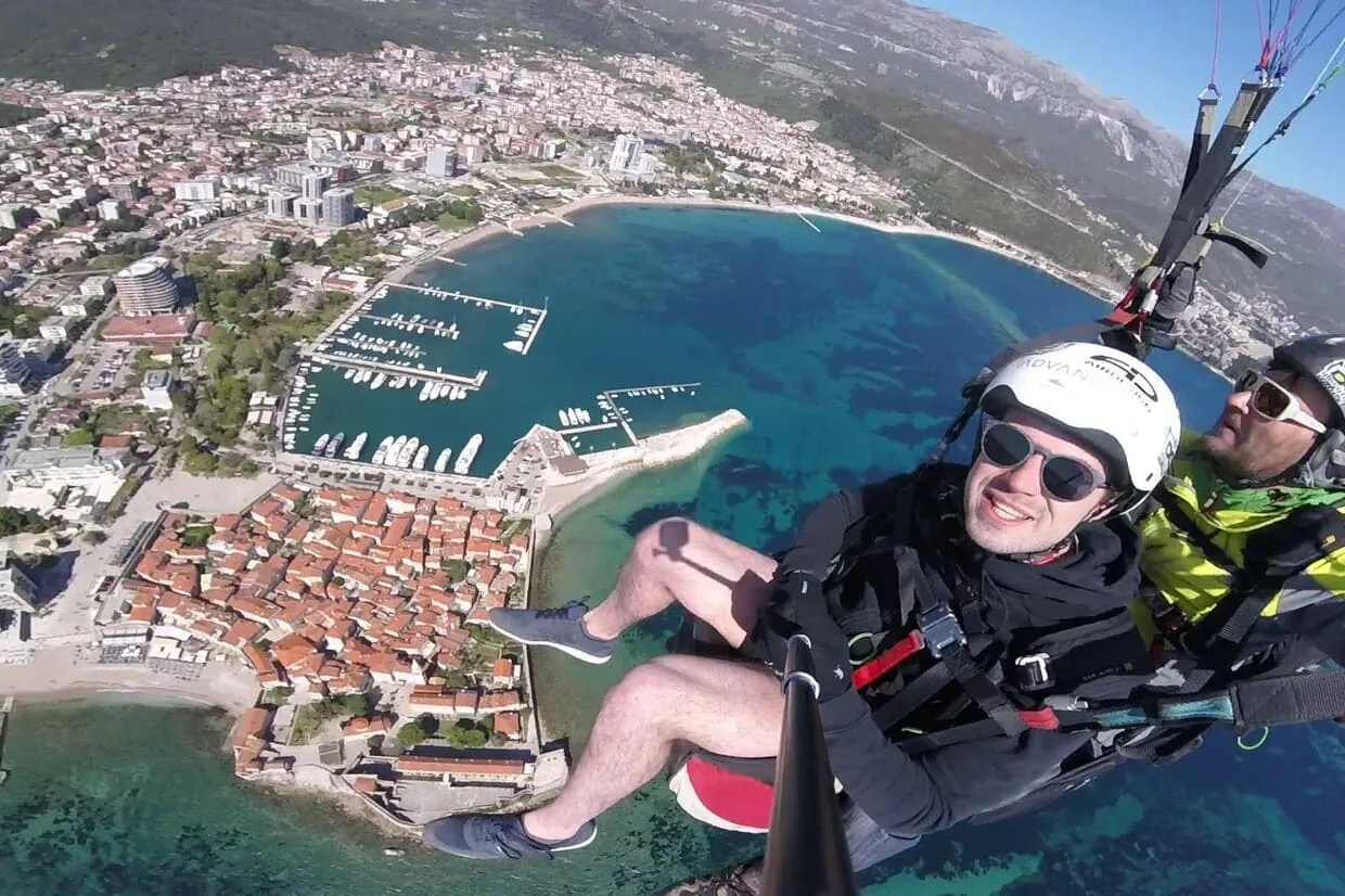 Budva Old Town paragliding gallery photo 12