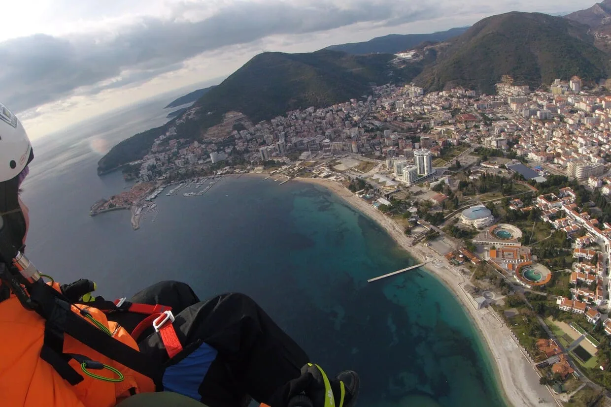 Budva Old Town paragliding gallery photo 15