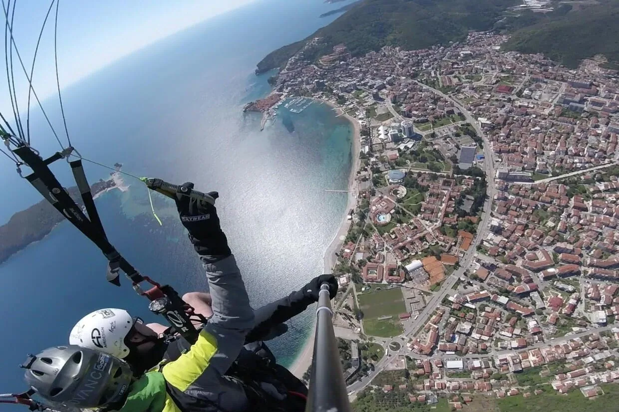 Budva Old Town paragliding gallery photo 17