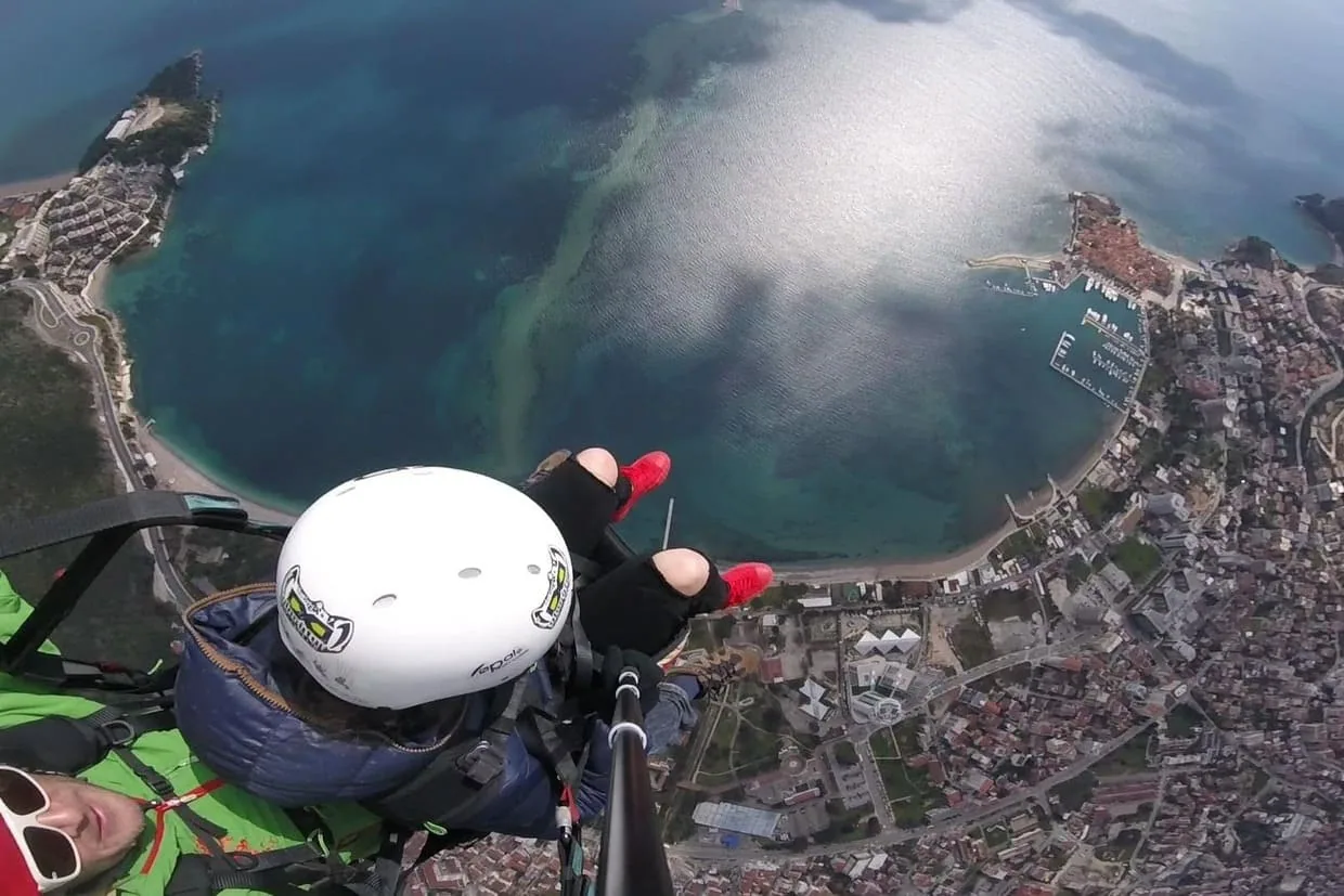 Budva Old Town paragliding gallery photo 6