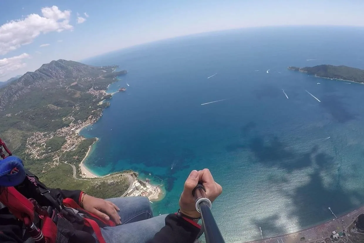 Budva Riviera paragliding gallery photo 1