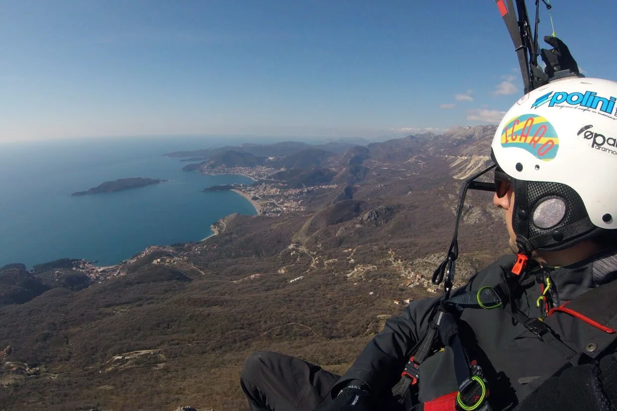 Budva Riviera paragliding gallery photo 10