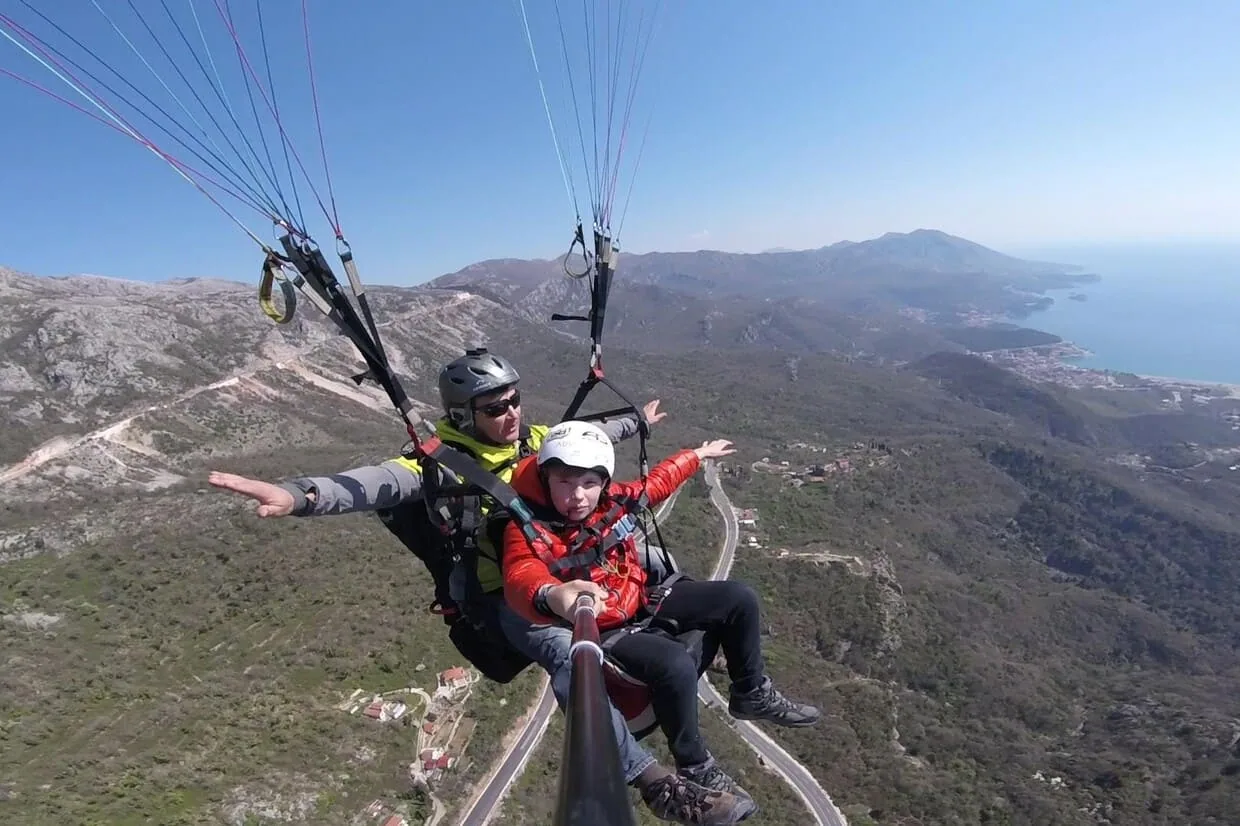 Budva Riviera paragliding gallery photo 15