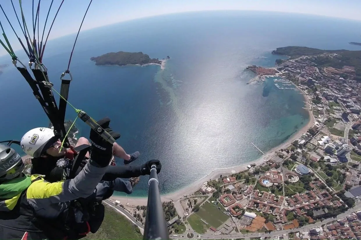 Budva Riviera paragliding gallery photo 16