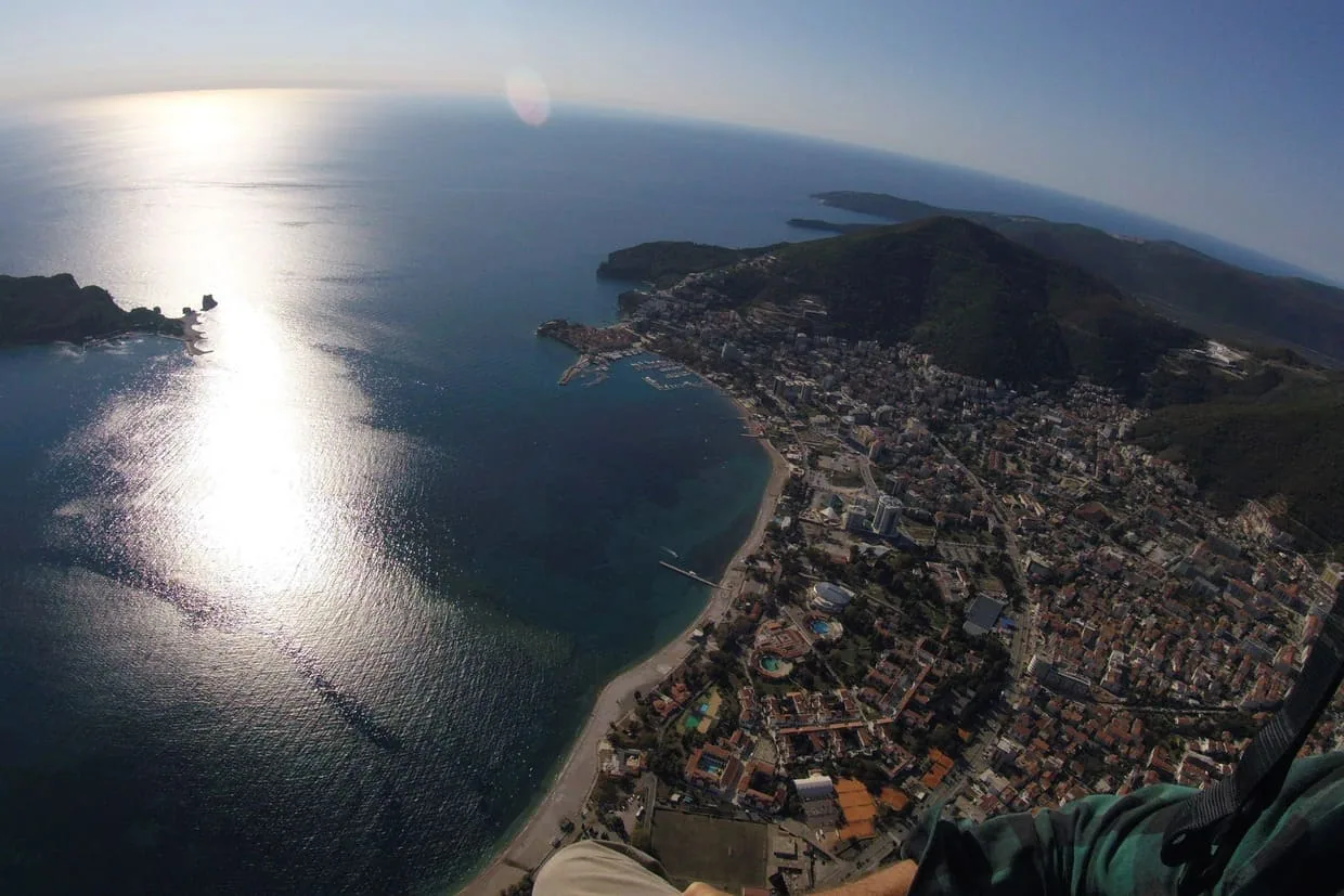 Budva Riviera paragliding gallery photo 17