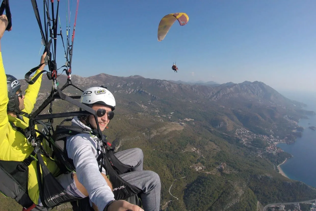 Budva Riviera paragliding gallery photo 2