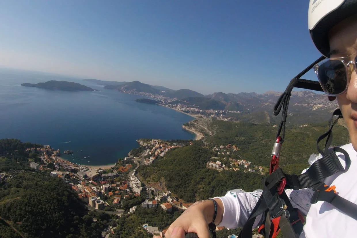 Budva Riviera paragliding gallery photo 20