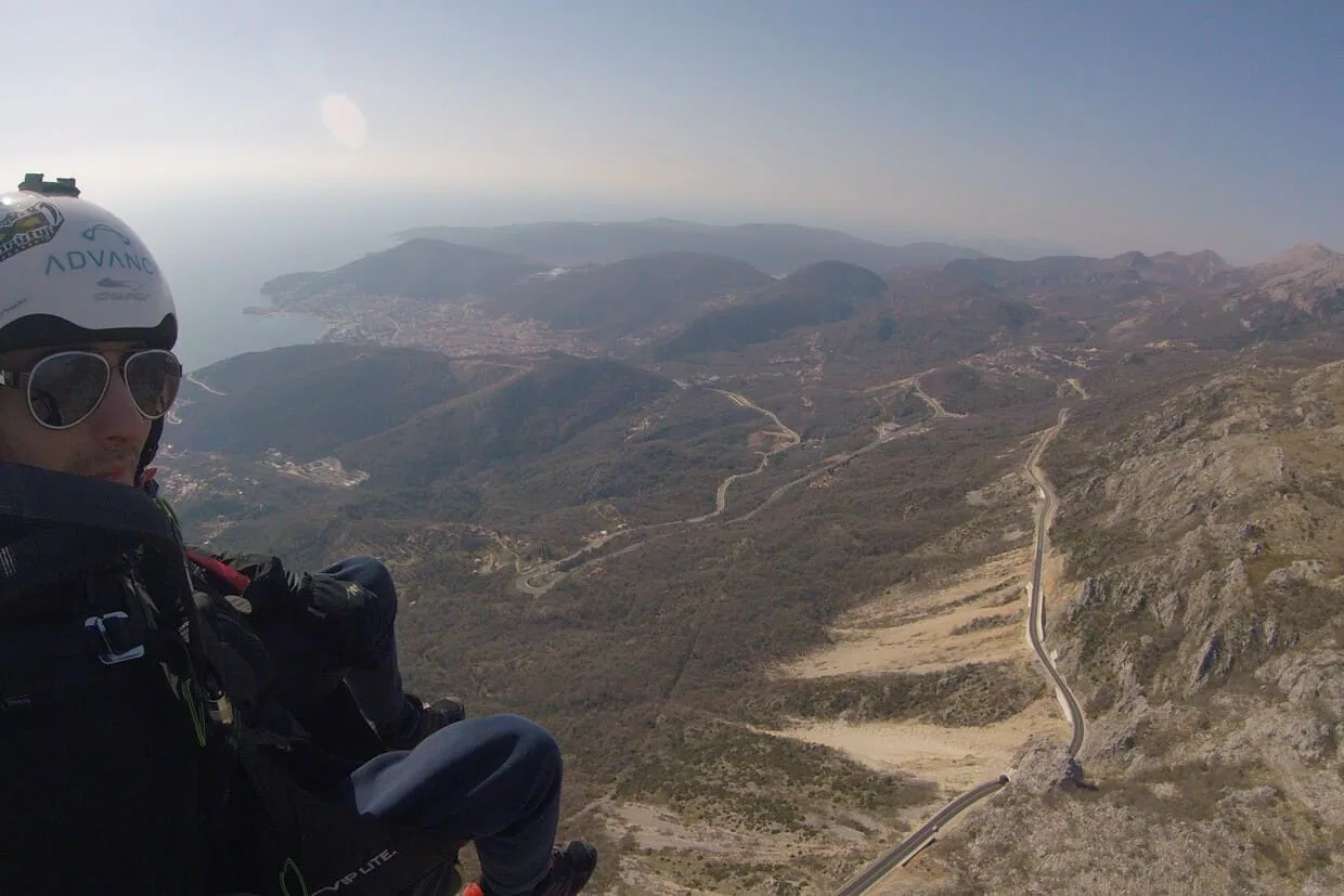 Budva Riviera paragliding gallery photo 6