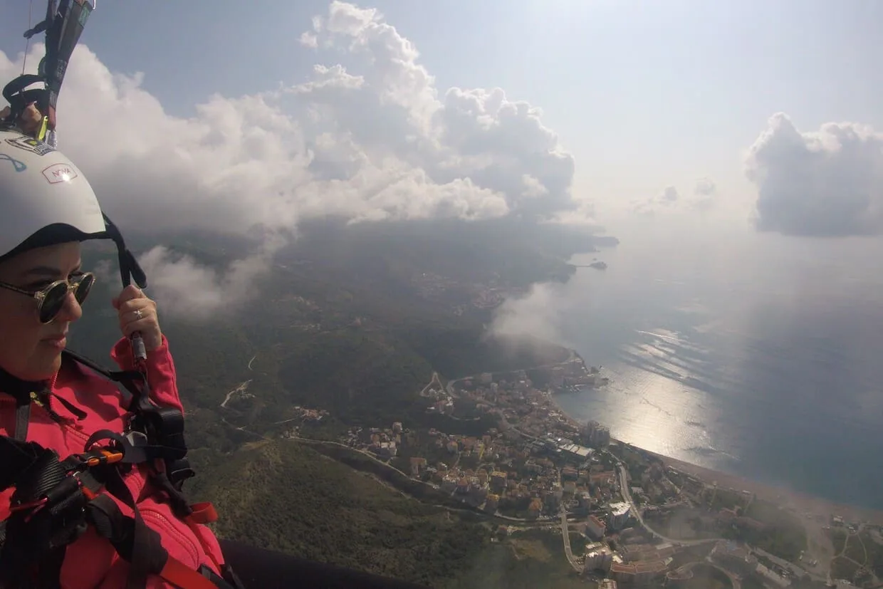 Budva Riviera paragliding gallery photo 7