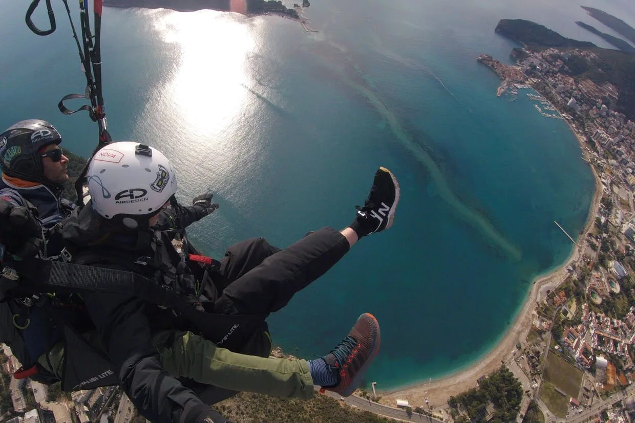 Budva Riviera paragliding gallery photo 8