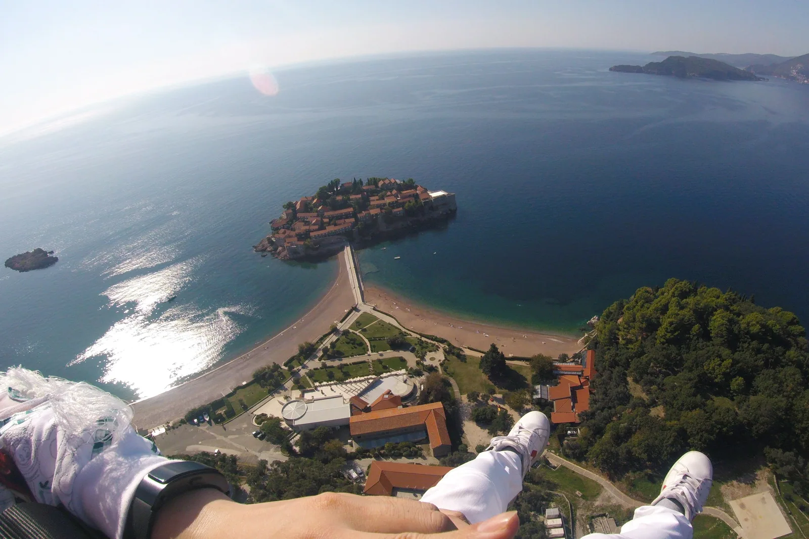 Sveti Stefan paragliding gallery photo 9